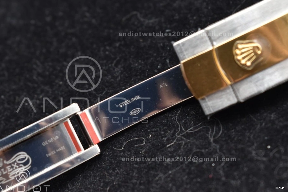 SS VR3235 DateJust Steel Clean Edition YG 41 Bracelet Black 1:1 126333 Stick on Dial Best 904L Jubilee 0425